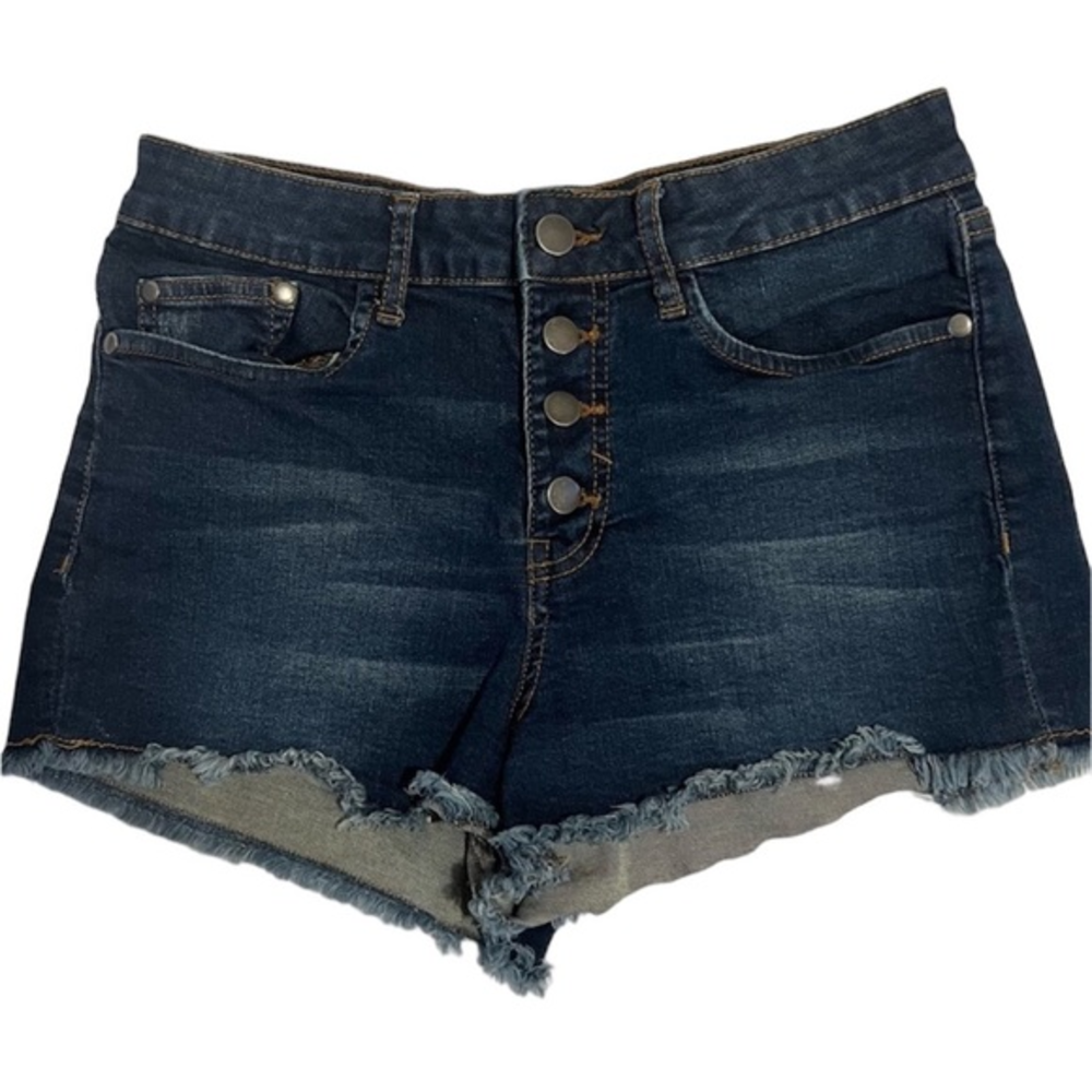 Abound - High Rise - Button Fly - Dark Wash‎ Denim - Jean Shorts - Size 28